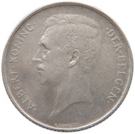 BELGIUM FRANC 1913 Albert I. 1909-1934 #c007 0451 - 1 Franc