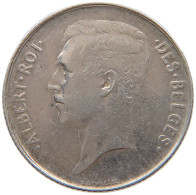 BELGIUM FRANC 1912 Albert I. 1909-1934 #s035 0211 - 1 Franc