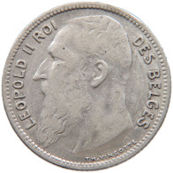 BELGIUM FRANC 1904 Leopold II. 1865-1909 #c024 0073 - 1 Franc