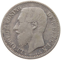 BELGIUM FRANC 1887 Leopold II. 1865-1909 #c049 0071 - 1 Franc