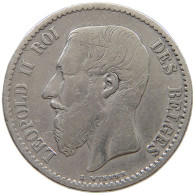 BELGIUM FRANC 1886 Leopold II. 1865-1909 #a069 0117 - 1 Frank