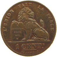 BELGIUM CENTIME 1914 Albert I. 1909-1934 #c065 0029 - 1 Centime