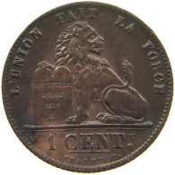 BELGIUM CENTIME 1907 Leopold II. 1865-1909 #s019 0177 - 1 Centime