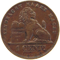 BELGIUM CENTIME 1901/899 Leopold II. 1865-1909 #c041 0539 - 1 Centime