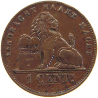 BELGIUM CENTIME 1901/899 Leopold II. 1865-1909 #c041 0539 - 1 Cent