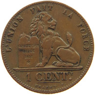 BELGIUM CENTIME 1902 Leopold II. 1865-1909 #a094 0095 - 1 Cent