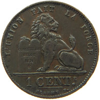 BELGIUM CENTIME 1907 Leopold II. 1865-1909 #a094 0099 - 1 Cent