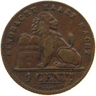 BELGIUM CENTIME 1907 Leopold II. 1865-1909 #a059 0761 - 1 Centime