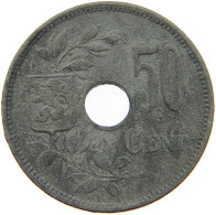 BELGIUM 50 CENTIMES 1918 Albert I. 1909-1934 #s074 0757 - 50 Cents