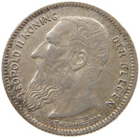 BELGIUM 50 CENTIMES 1909  #t061 0099 - 50 Cents