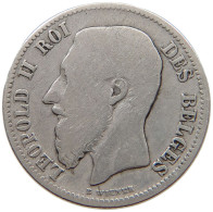 BELGIUM 50 CENTIMES 1899 Leopold II. 1865-1909 #a082 0497 - 50 Cents