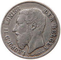 BELGIUM 50 CENTIMES 1899 Leopold II. 1865-1909 #t162 0237 - 50 Cents