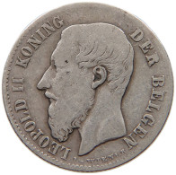 BELGIUM 50 CENTIMES 1886 Leopold II. 1865-1909 #c052 0223 - 50 Centimes