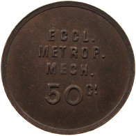 BELGIUM 50 CENTIMES  MECHELEN #t061 0215 - Sonstige & Ohne Zuordnung