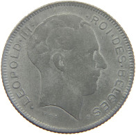 BELGIUM 5 FRANCS 1943 LEOPOLD III. (1934-1951) #c058 0353 - 5 Francs