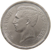 BELGIUM 5 FRANCS 1933 Albert I. 1909-1934 #c022 0783 - 5 Francs & 1 Belga