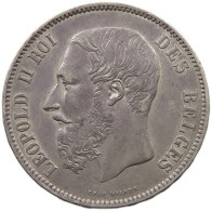 BELGIUM 5 FRANCS 1873  #t005 0179 - 5 Frank