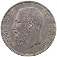 BELGIUM 5 FRANCS 1873  #t005 0179 - 5 Francs