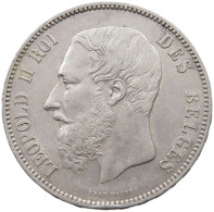 BELGIUM 5 FRANCS 1873  #t005 0113 - 5 Francs
