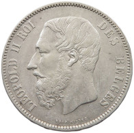 BELGIUM 5 FRANCS 1873  #t002 0039 - 5 Francs