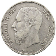 BELGIUM 5 FRANCS 1873  #t002 0045 - 5 Francs