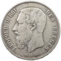 BELGIUM 5 FRANCS 1873  #t002 0037 - 5 Francs