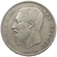 BELGIUM 5 FRANCS 1870  #t002 0197 - 5 Francs