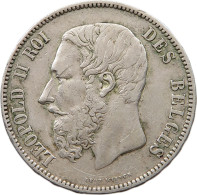 BELGIUM 5 FRANCS 1870  #t121 0037 - 5 Frank