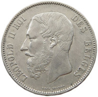 BELGIUM 5 FRANCS 1869  #t147 0103 - 5 Francs