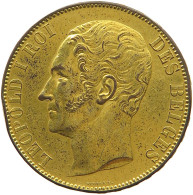 BELGIUM 5 FRANCS 1847 5 FRANCS 1847 PATTERN GOLD PLATED COOPER #t081 0057 - 5 Francs