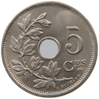 BELGIUM 5 CENTIMES 1925 Albert I. 1909-1934 #a034 0647 - 5 Cents