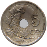 BELGIUM 5 CENTIMES 1925 Albert I. 1909-1934 #c023 0155 - 5 Cent