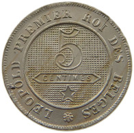 BELGIUM 5 CENTIMES 1863  #t061 0285 - 5 Cent