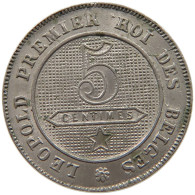 BELGIUM 5 CENTIMES 1862 Leopold I. (1831-1865) #c011 0663 - 5 Cent