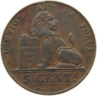 BELGIUM 5 CENTIMES 1856  #t132 0647 - 5 Centimes