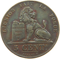 BELGIUM 5 CENTIMES 1856  #t132 0589 - 5 Centimes