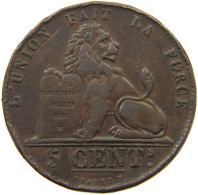 BELGIUM 5 CENTIMES 1856  #t132 0605 - 5 Cent