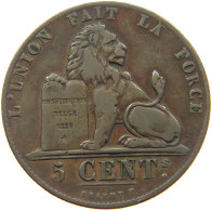 BELGIUM 5 CENTIMES 1851  #t132 0633 - 5 Cent