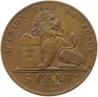 BELGIUM 5 CENTIMES 1850  #t061 0183 - 5 Centimes