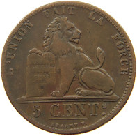 BELGIUM 5 CENTIMES 1848 Leopold I. (1831-1865) #s077 0207 - 5 Centimes