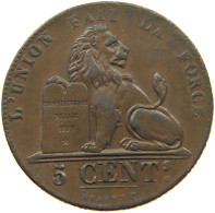 BELGIUM 5 CENTIMES 1842  #t132 0645 - 5 Cents