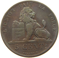 BELGIUM 5 CENTIMES 1847  #t132 0623 - 5 Cent