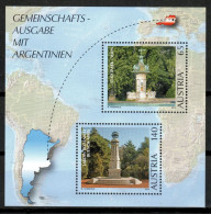 Austria 2010 / Botanical Gardens Joint Issue Argentina MNH Emisión Conjunta Jardines Gärten / Cu19635  40-23 - Joint Issues