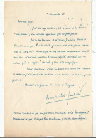 MAXIMILIEN GAUTHIER (1893 1977 PARIS) JOURNALISTE CRITIQUE D'ART FRANCAIS LETTRE A SIGNATURE 1925 - Schrijvers