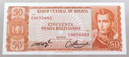 BOLIVIA 50 PESOS 1962  #alb049 0009 - Bolivie