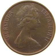 BERMUDA CENT 1971 Elizabeth II. (1952-2022) #a014 0145 - Bermudas