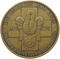 BELGIUM MEDAL 1935-1985 LEOPOLD III. (1934-1951) MEDAL RED CROSS 1935-1985 #s021 0407 - Non Classificati