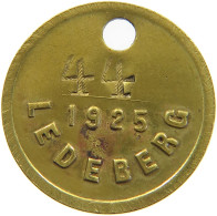 BELGIUM MEDAL 1925 Albert I. 1909-1934 TOKEN LEDEBERG 1925 #a064 0711 - Unclassified