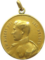 BELGIUM MEDAL 19141918 Albert I. 1909-1934 #s006 0207 - Zonder Classificatie