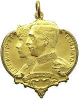 BELGIUM MEDAL 1914-1915 Albert I. 1909-1934 WW1 MEDAL 1914-1915 ALBERT ELISABETH #s006 0299 - Sin Clasificación